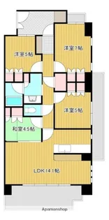 一条レジデンス浜松【1305号室】の間取り