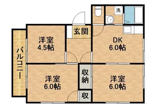 フレグランス佐鳴台【2階】の間取り