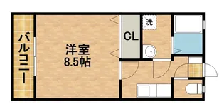 カーサコリーナ【1階】の間取り