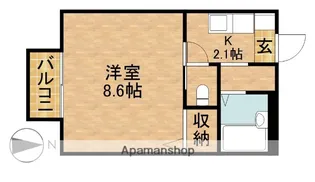 ネイティヴ・サン【1階】の間取り