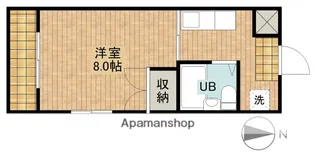 ジュネス陽向【2階】の間取り