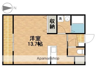 グランストーク篠ケ瀬【305号室】の間取り