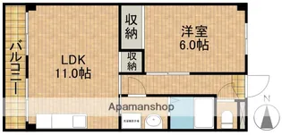マンション丸山【3階】の間取り
