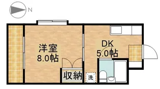 サントベルフォード【2階】の間取り