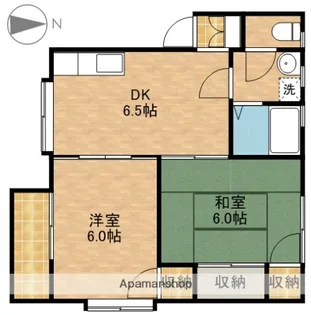 サンライフN【201号室】の間取り