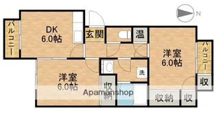 ライトアップ萩丘2番【2階】の間取り