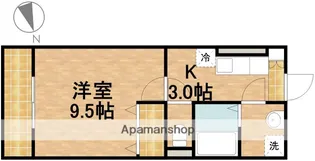 アズフレンディ【1階】の間取り