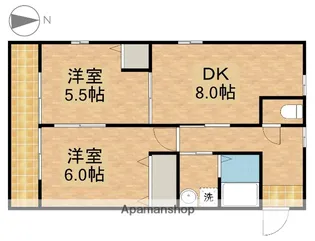 メゾンさくらB【1階】の間取り