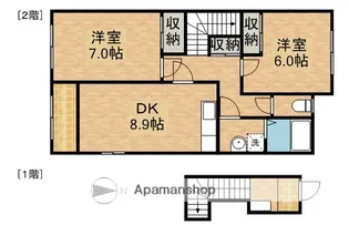 グランドヒルズ【2階】の間取り