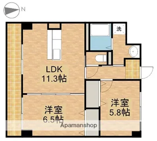 GRANP【4階】の間取り