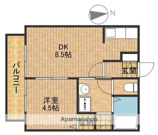 サニーVILLA【202号室】の間取り