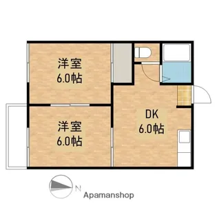 ファミールA【1階】の間取り
