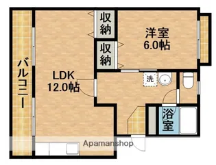K・Tハイツ【3階】の間取り