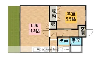 ルナ・エスペランサⅠ【1階】の間取り