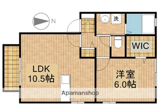 クルールC【2階】の間取り