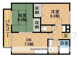 リバーサイド成滝【2階】の間取り