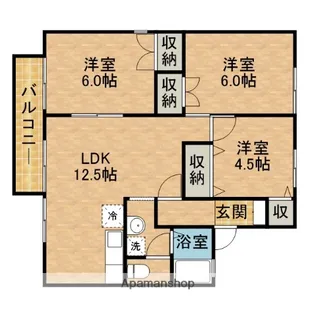 レインボーホーム【2階】の間取り