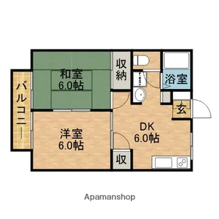エルフィン【2階】の間取り