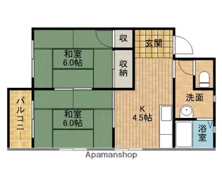 ドリームスター【203号室】の間取り