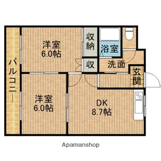 フェアリー【1階】の間取り