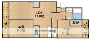 カナヤハイツⅡ【3階】の間取り
