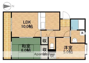 ビックメゾン【1階】の間取り