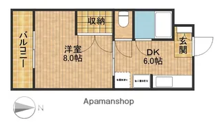 ヴィンテージ【3階】の間取り