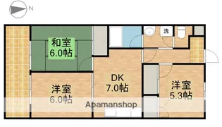 マンションはなきⅠ【3階】の間取り