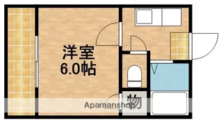 サンテラス片山【204号室】の間取り