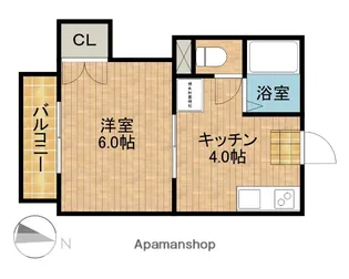 ラウム・ブリランテ【1階】の間取り