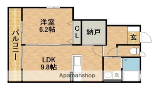 スプリングフィールド【1階】の間取り