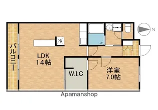 ネバーランドⅠ【1階】の間取り