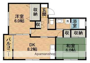 キートスⅠ【2階】の間取り