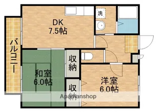 グランドゥール【1階】の間取り