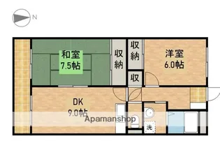 ベルコスモス【303号室】の間取り