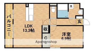 エルフィオーレ【3階】の間取り