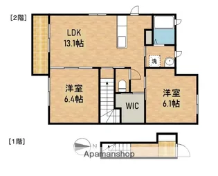 サンルシックⅡ【2階】の間取り