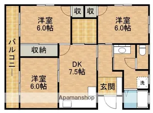 ヘブンズミラー【2階】の間取り