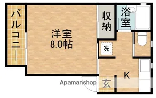 ハイツCITY1【2階】の間取り