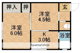 パークハウスA【202号室】の間取り