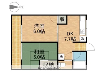 ACCESS Ⅰ【201号室】の間取り