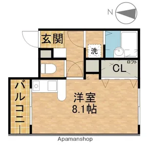 レリブ野口【2階】の間取り