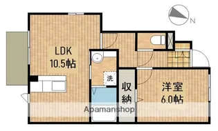 ポポラーレ【1階】の間取り