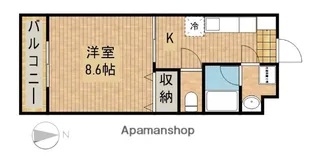 ESTACION【102号室】の間取り