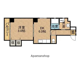 Friendly仲田【2階】の間取り