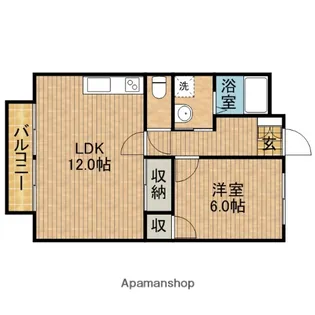 SURPLUS楓【2階】の間取り