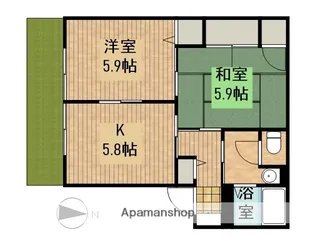 ジョワイユ【1階】の間取り