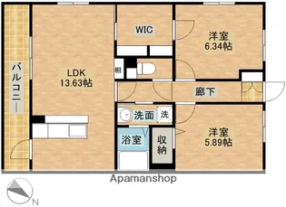 DUNE【2階】の間取り