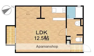 エビ家【102号室】の間取り
