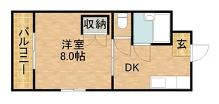 プランタンⅢ【3階】の間取り